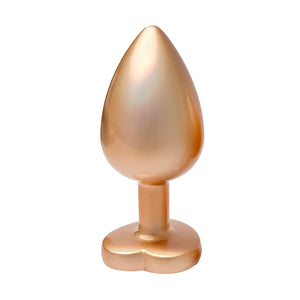 Gleaming Love Pearl Gold Butt Plug Large