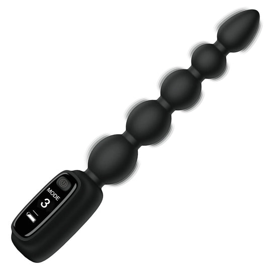 Play Hard Digital Silicone Anal Beads