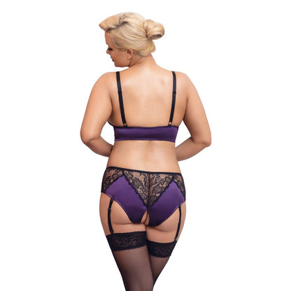 Cottelli Curves Bralette Suspender Set