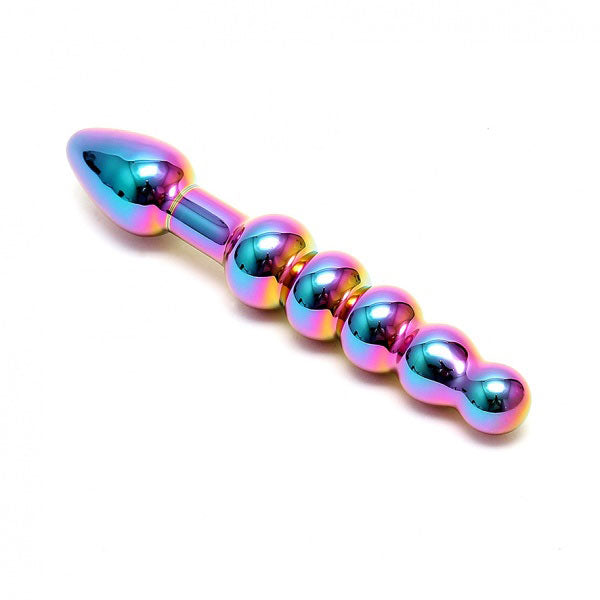 Sensual Multi Coloured Glass Laila Anal Probe