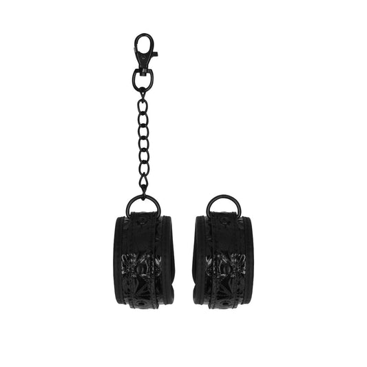 Ouch Luxury Black Hand Cuffs