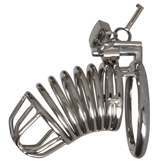 Chrome Chastity Cock Cage